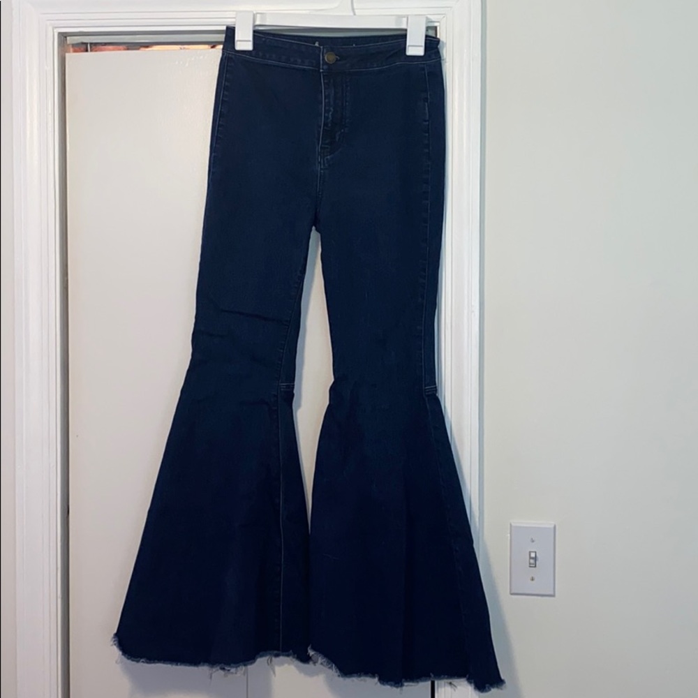Free people high rise flare jeans